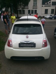 Fiat 500e elektrickeauta