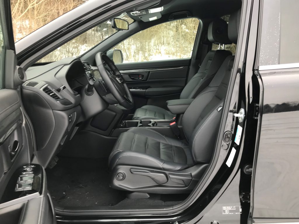 2021 Honda CR-V Hybrid Sport Line Black Edition test recenzia skúsenosti interiér