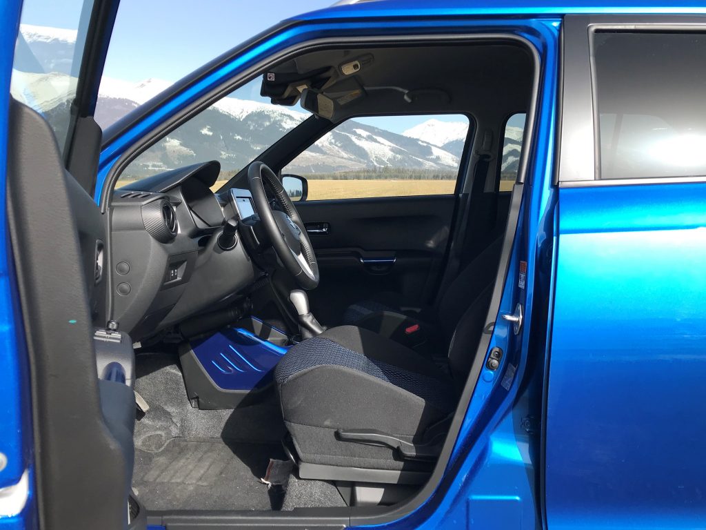 2021 Suzuki Ignis Hybrid GLX test recenzia skúsenosti interiér